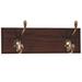 Wooden Mallet 4 - Hook Wall Mounted Coat Rack Wood/Metal in Gray/Brown | 3.5 H x 12 W x 4.5 D in | Wayfair HCR-2NMH