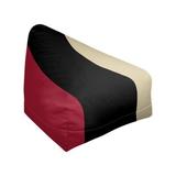 East Urban Home Arizona Standard Classic Bean Bag Polyester/Fade Resistant in Red/Black/Brown | 30 H x 27 W x 27 D in | Wayfair