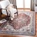 Red/White 48 x 0.31 in Indoor Area Rug - Astoria Grand Melba Oriental Red/Ivory Area Rug | 48 W x 0.31 D in | Wayfair