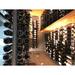 Rebrilliant Indurial Wall Mounted Wine Bottle Rack Metal | 45 H x 15 W x 10 D in | Wayfair 15F9B64081554D919A28330F5CB172AD