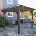 Highwood USA Lawn & Garden Plastic Pergola | 96 H x 120 W x 120 D in | Wayfair AD-KITPGLA101002-ACE