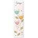 East Urban Home Teacup Flower Personalized Growth Chart Canvas in Pink | 39 H x 10 W x 0.1 D in | Wayfair DEF37E126FE145C388A31E9BF348DB65