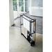 Tower Yamazaki Home Towel Rack & Bath Cart, Rolling Bathroom Storage Organizer Metal in Black | 33.3 H x 5.9 D in | Wayfair 4293