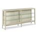 Woodbridge Furniture Mira Standard Bookcase Wood in Brown/Gray/Indigo | 32.5 H x 64.5 W x 12 D in | Wayfair 6048-07