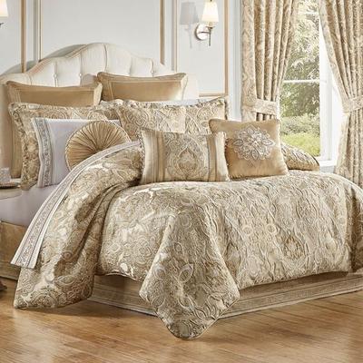 Albany Comforter Set Champagne, Queen, Champagne