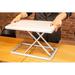 Rocelco Portable Desk Riser Laptop Cart Plastic in White | 1 H x 19 W x 10 D in | Wayfair R PDRW