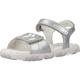 Geox Mädchen J Sandal Haiti Girl Sandalen,Silber,32 EU