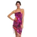 Kiniki Amalfi Purple Tan Through Beach Dress Cover Up Accessory