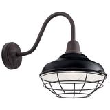 Kichler Lighting Pier 16 Inch Tall Outdoor Wall Light - 49990BK