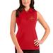 Women's Antigua Cardinal Iowa State Cyclones Tribute Sleeveless Polo