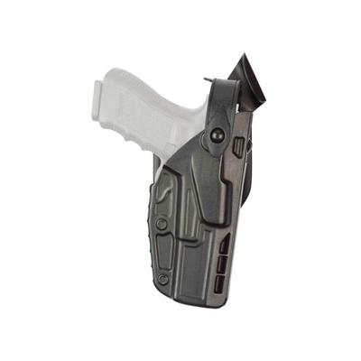 Safariland 7360 7TS ALS/SLS Mid-Ride Level III Retention Duty Holster SIG Sauer P250/SIG Sauer P320 Left Hand STX Plain Black 7360-450-412