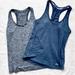 Under Armour Tops | 2 Under Armour Moisture Wicking Workout Tanks | Color: Black/Gray | Size: M