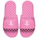 Women's ISlide Pink Houston Rockets Primary Logo Slide Sandals
