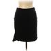 H&M Casual Skirt: Black Solid Bottoms - Women's Size 10