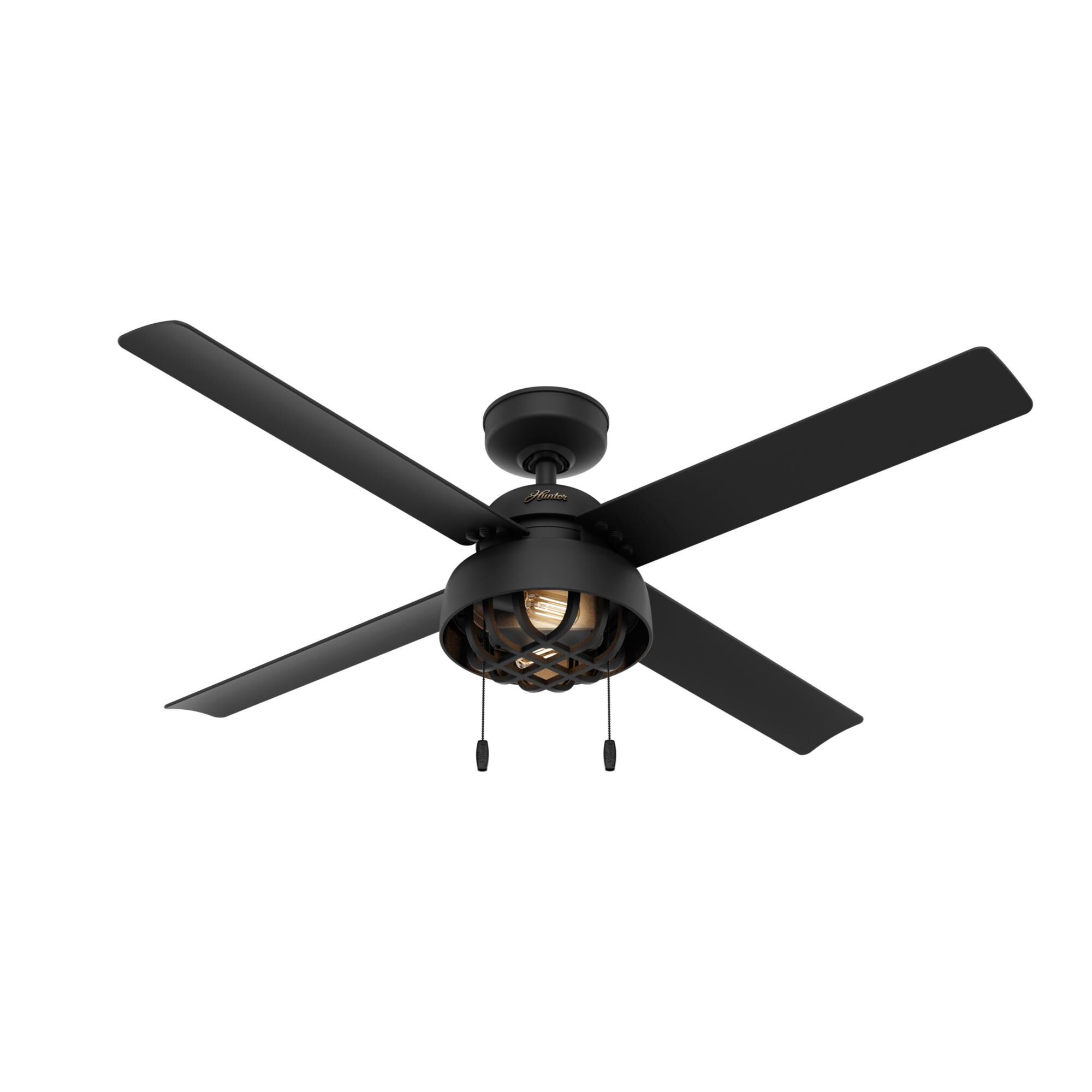 Hunter Fan Spring Mill 52 Inch Ceiling Fan with Light Kit - 50336