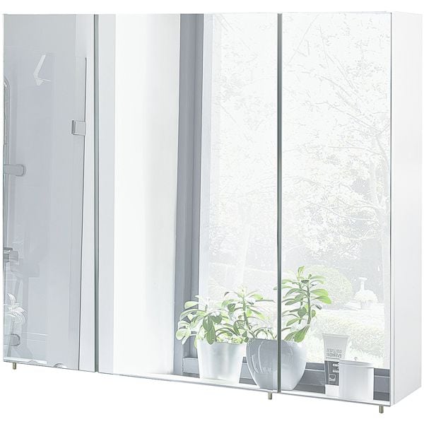 Möbelpartner Spiegelschrank »Basic« 90 cm weiß, 90x70.7x16 cm