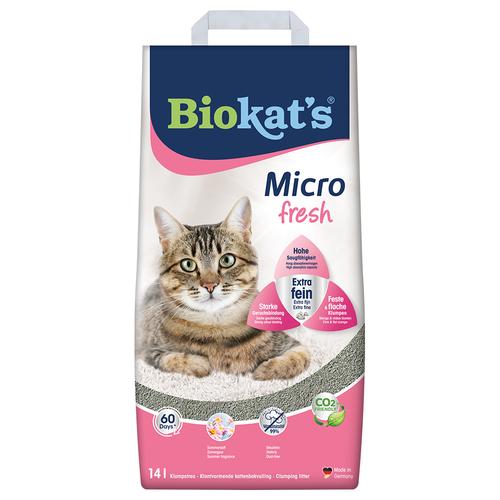 2 x 14 l Micro Fresh Biokat's Katzenstreu