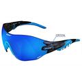 sh+ Rg5200Wx Revo Laser Sonnenbrille, Blue Graphi/Blue, Einheitsgröße