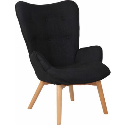 Lounger Durham Stoff schwarz