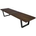 Mid-Century Inwood Platform Bench - 6 Feet - LeisureMod NB72DW