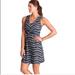 Athleta Dresses | Athleta Adriana Gray Criss Cross Front Dress Small | Color: Gray/White | Size: S