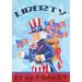 Toland Home Garden Uncle Sam Polyester 40 x 28 in. House Flag in Red | 18 H x 12.5 W in | Wayfair 1112365