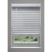 Linen Avenue Custom Cordless Outside Mount Faux Wood Room Darkening White Horizontal/Venetian Blind Metal in Gray/White/Black | 32.75",36" | Wayfair