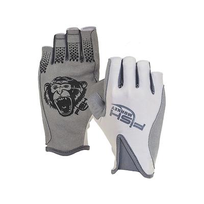 Fish Monkey Men's Pro 365 Guide Gloves, Light Gray...
