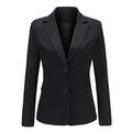 YYNUDA Women's Long Sleeve Casual Work Formal Suit Smart Jacket Blazer Elegant Slim Fit Coat , Black, S