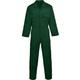 21Fashion Mens Long Sleeves Polycotton Coverall Overall Adults Euro Work Wear Boiler Suit (Bottle Green Medium Regular)