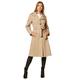 De La Creme – Women’s Spring Trench Coat, Beige, Size 8