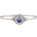 Women's Luca + Danni Edmonton Oilers Silver Bangle Bracelet