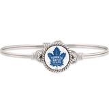 Women's Luca + Danni Toronto Maple Leafs Silver Bangle Bracelet
