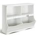 Costway Kids Storage Unit Baby Toy Organizer Children Bookshelf Bookcase-White