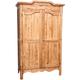 Armadio in legno massello tiglio 204x127x59 cm Armadio rustico legno 2 ante Armadio shabby chic