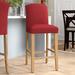 Wayfair Custom Upholstery™ Nadia Bar & Counter Stool Wood/Upholstered in Blue/Black | 41 H x 19 W x 23 D in B3D10865859D4AB4948BC5B74752E95E