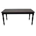 Darby Home Co Auberta Fir Solid Wood Dining Table Plastic in Black | 30 H x 66 W x 34 D in | Wayfair 19B6CC6F117347B1B906C81935A3911B