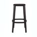 TOOU Cadrea Counter & Bar Stool w/ Padded Seat Plastic/Acrylic/Upholstered/Leather in Black | 30 H x 17 W x 17 D in | Wayfair TO-1722B-1776B