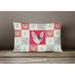 The Holiday Aisle® Tomi Cornish Rex Cat Love Outdoor Rectangular Cushion w/ filling Polyester/Polyfill blend | 12 H x 16 W x 3 D in | Wayfair