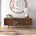 Wade Logan® Azalia 60" Console Table Wood in Brown | 22.25 H x 60 W x 15.75 D in | Wayfair 8B172DEC35954FB0950CDAAAADAD98F9