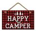 Foundry Select Happy Camper Wall Décor in Red | 9.5 H x 5.75 W x 0.5 D in | Wayfair 8B559920BF414980B51D34997CDAC19E