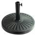 Red Barrel Studio® Tufnell Metal Free Standing Umbrella Base Plastic/Resin/Concrete/Metal in Black | 13 H x 17.52 W x 17.52 D in | Wayfair