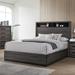 Ebern Designs Jehova Standard Bed Wood in Brown/Gray | 56.25 H x 91.5 D in | Wayfair C902D0D4415E445E84F3F5250A5FCE30