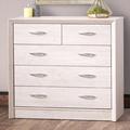 Red Barrel Studio® Lodsworth 5 Drawer 35" W Dresser Wood in Gray | 32 H x 35 W x 17 D in | Wayfair 64634D9BE47946B985D650D4D35ECACC