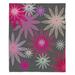 Wildon Home® Donley Starburst Throw Polyester in Pink/Gray | 60 H x 51 W in | Wayfair E789F3999C5D40C799DD253B756AADFB