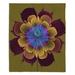 Wildon Home® Piontek Ghost Flower Throw Polyester in Green/Brown | 51 W in | Wayfair 82DE53BF7B31410596101D96CA4EF15E