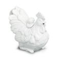 Rosalind Wheeler McFetridge Rooster Shape 26 -oz. Porcelain China Teapot Porcelain China/Ceramic in White | 7 H x 8 W x 5 D in | Wayfair