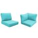 Latitude Run® Larrissa 21 Piece Outdoor Cushion Set Acrylic in Green/Blue | 6 H in | Wayfair 7723390911834AA98A83357FEEAFB8EE