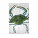 Highland Dunes Female Crab Kitchen Towel Terry in Blue/Green | 16 W in | Wayfair 818DE9D108384FC2911941361FC1CB7C