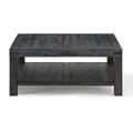 Birch Lane™ Brondby Coffee Table w/ Storage Wood in Brown/Gray | 18 H x 42 W x 42 D in | Wayfair B8E9489B42B34FBBA41FA7F72C8689EE